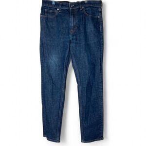 Everlane Mens Dark Wash Denim the Slim Jean 33 x 30